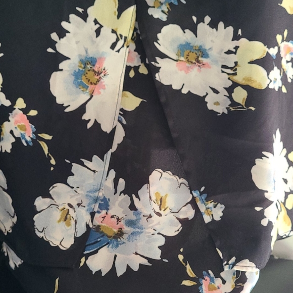 Black floral summer dress - Picture 2 of 4